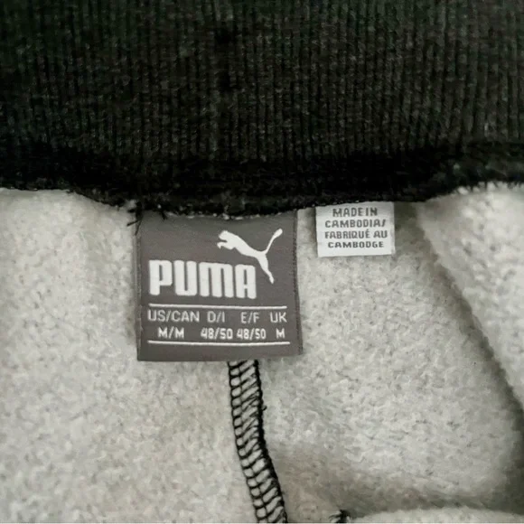 Puma Gray & Charcoal Sweatpants Set, like new. - Picture 6 of 16
